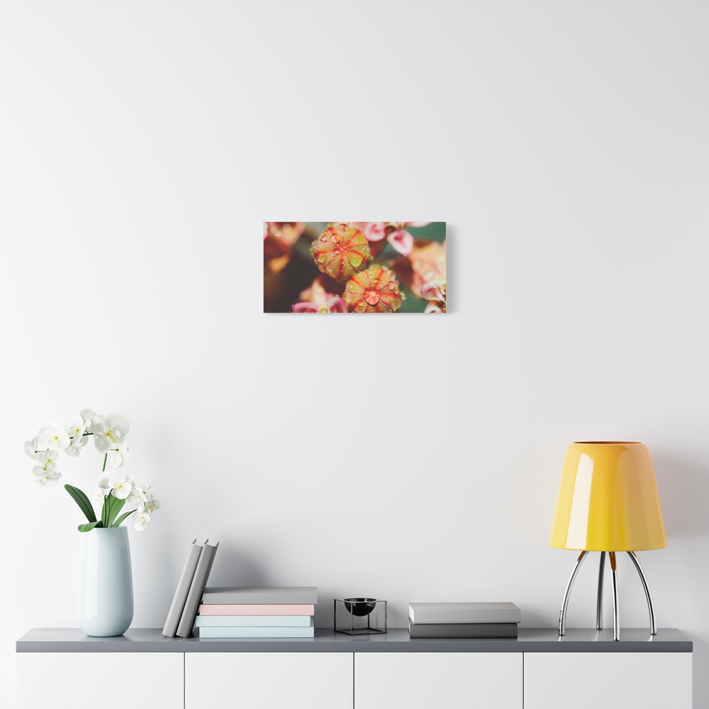 Macro Milkweed Matte Canvas Print