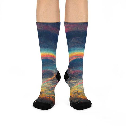 Rainbow Sky Socks