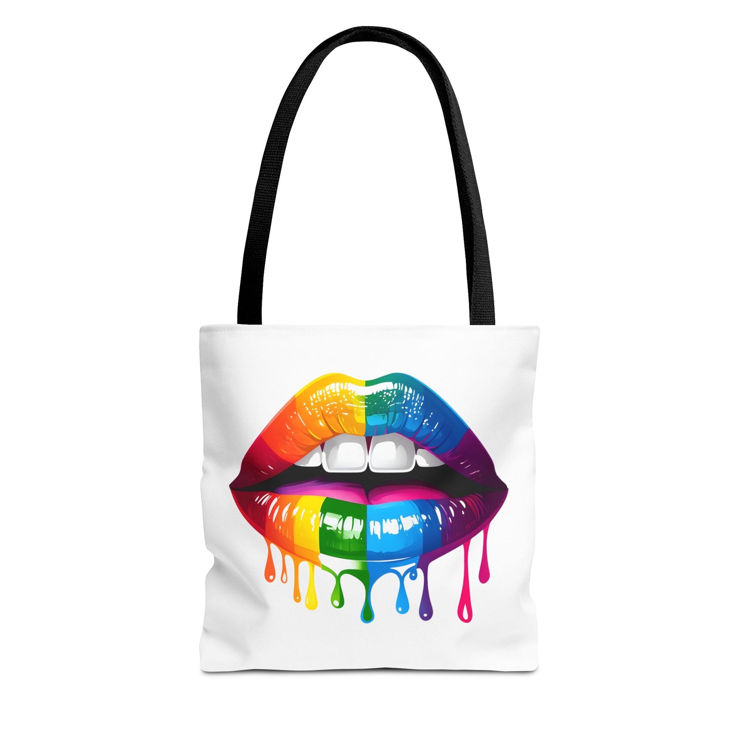 Rainbow Lips Tote Bag