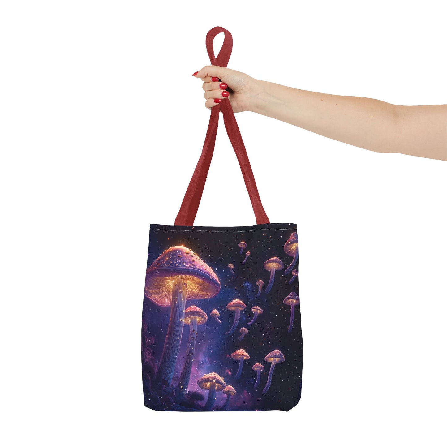 Galaxy Mushrooms Tote Bag