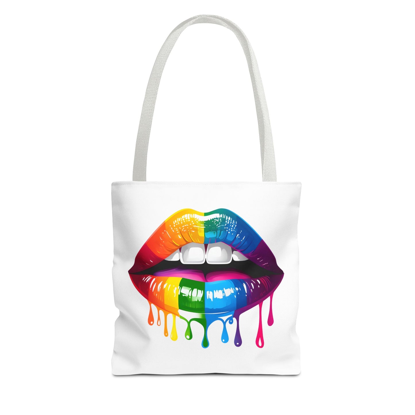 Rainbow Lips Tote Bag