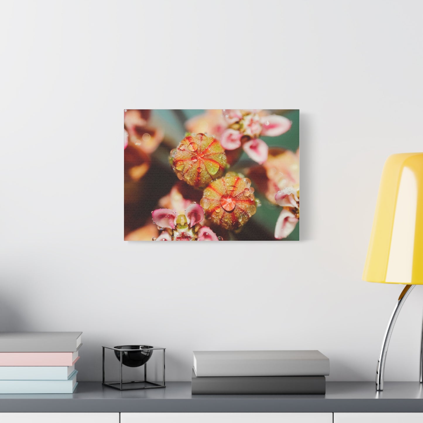 Macro Milkweed Matte Canvas Print