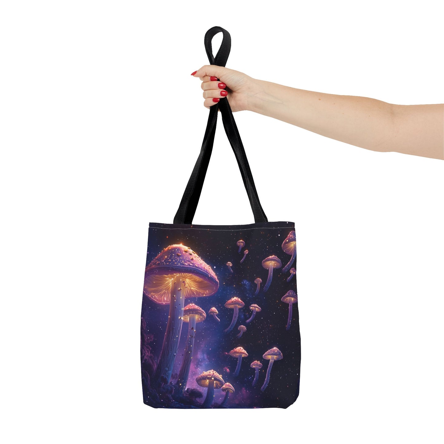 Galaxy Mushrooms Tote Bag