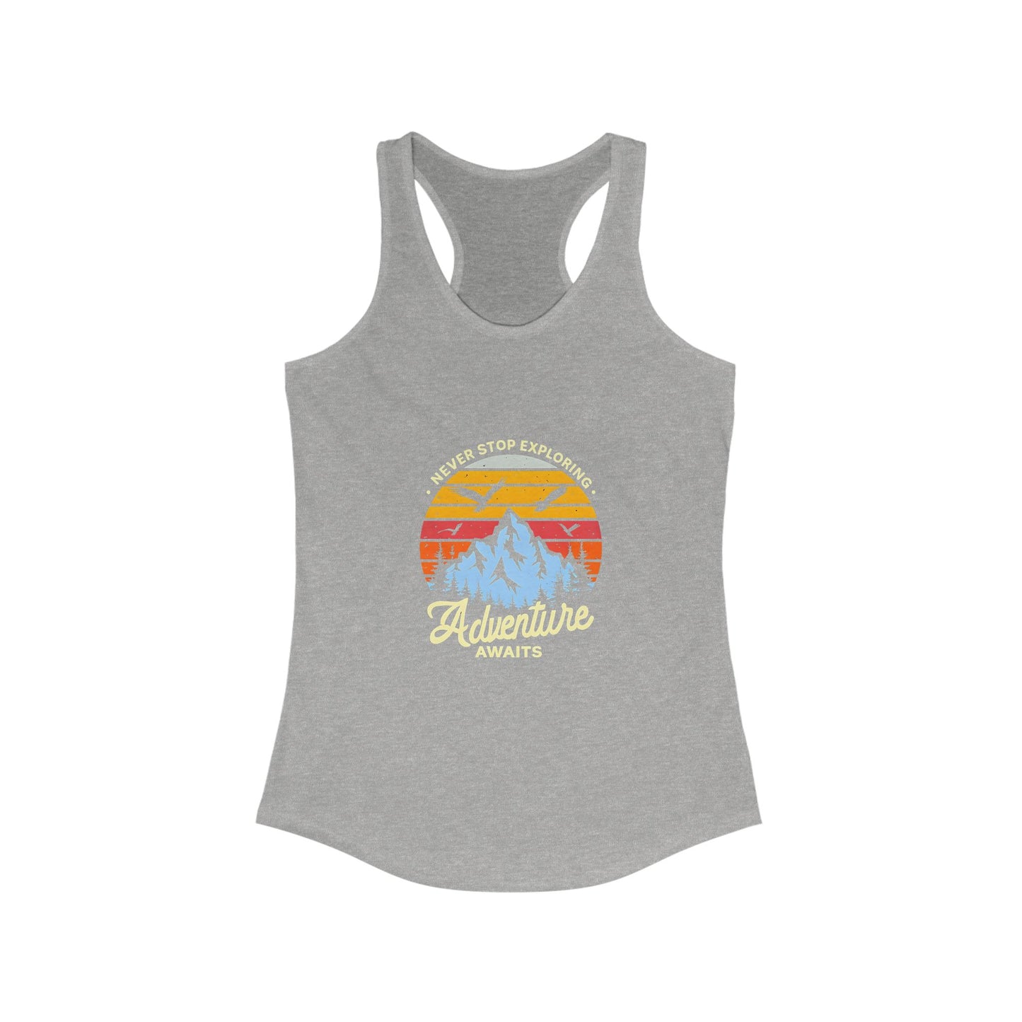 Racerback Tank Adventure Awaits Women's Ideal Top