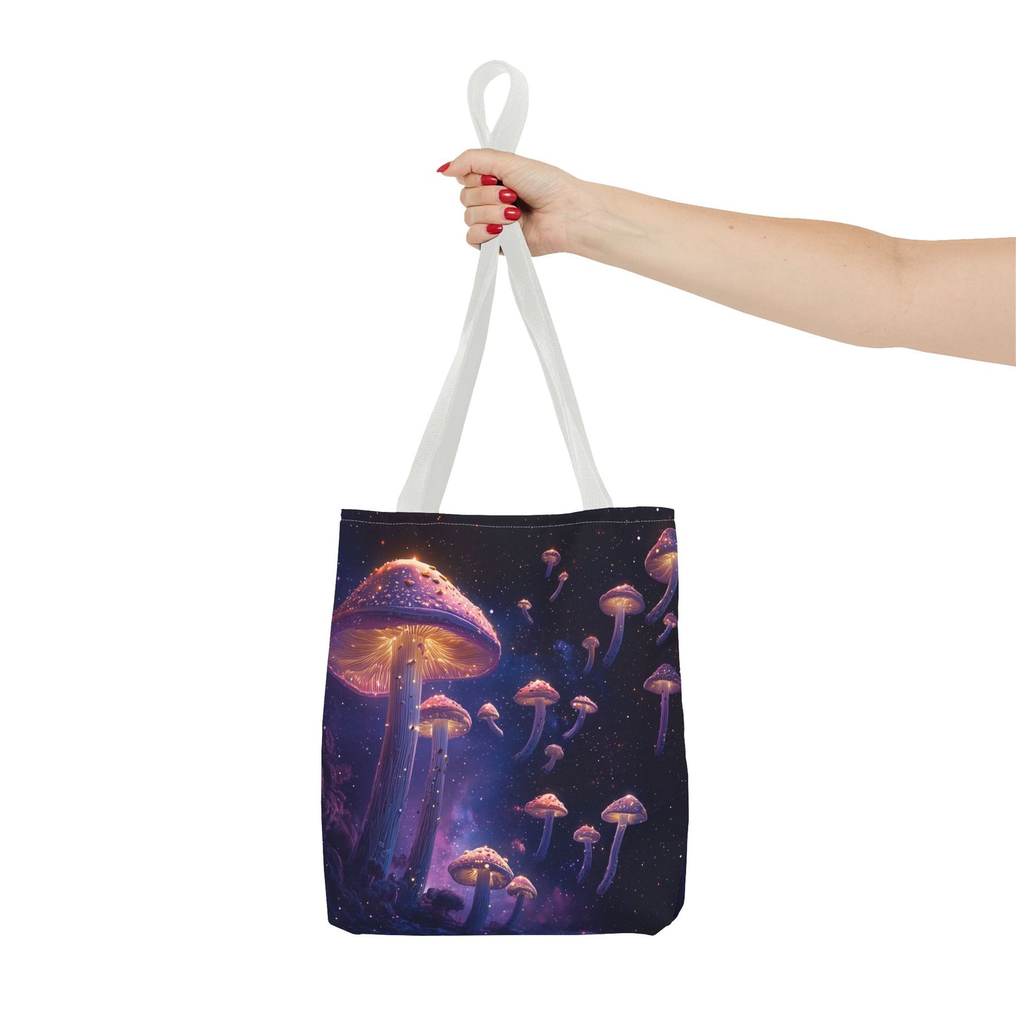 Galaxy Mushrooms Tote Bag