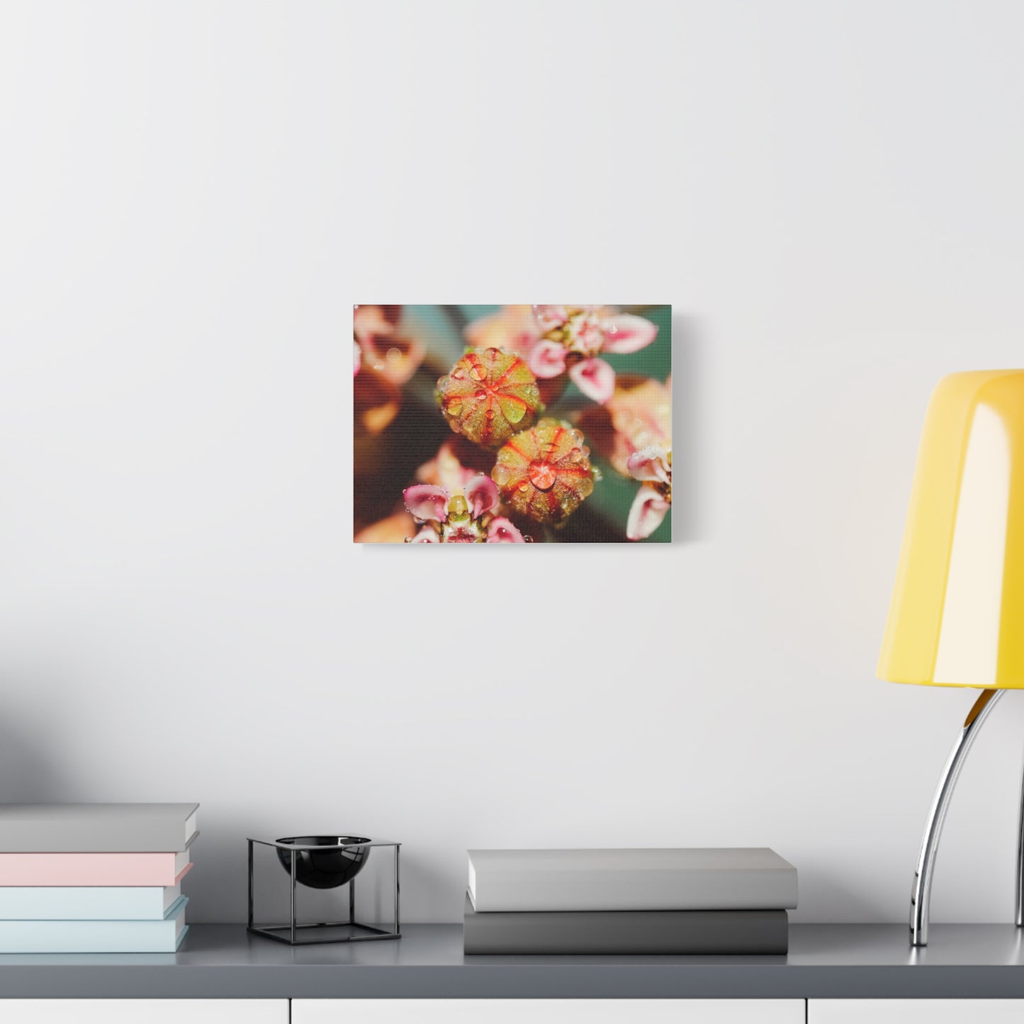 Macro Milkweed Matte Canvas Print