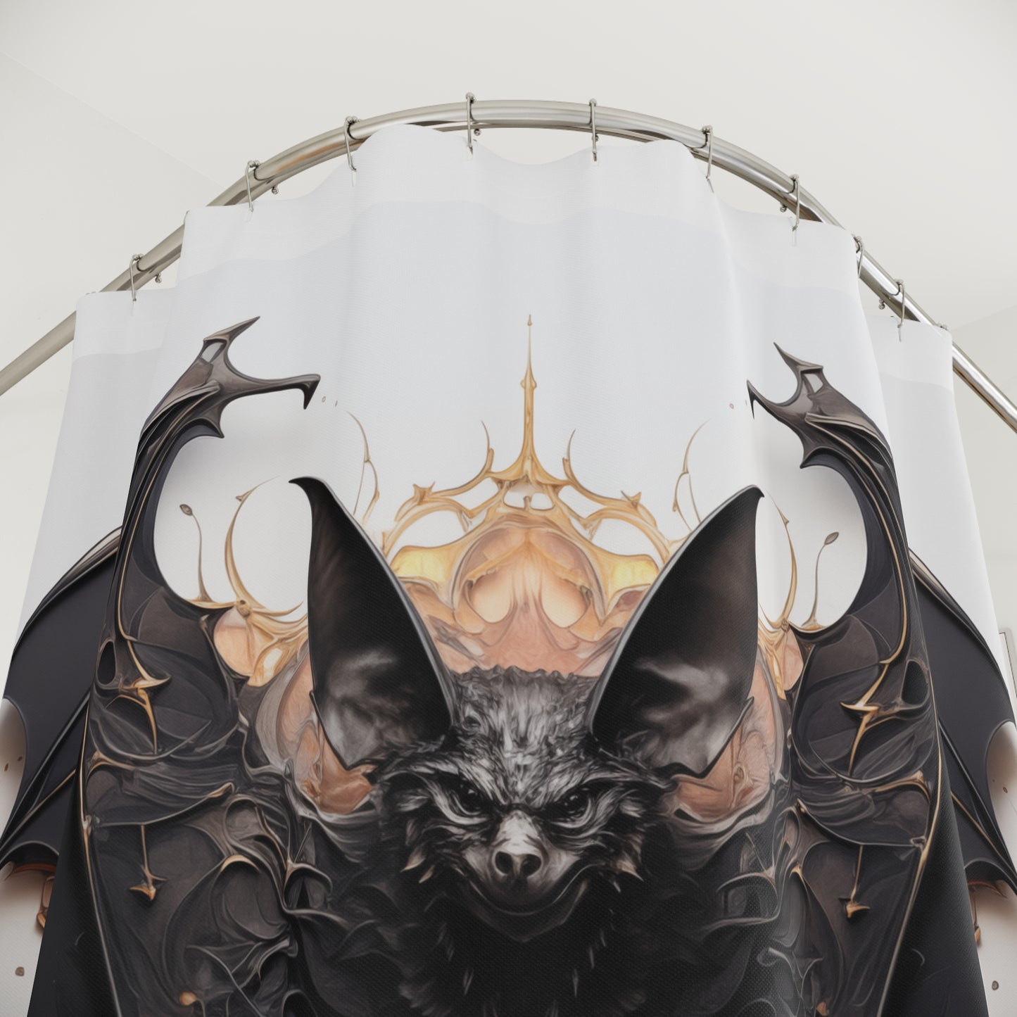 Spooky Bat Shower Curtain