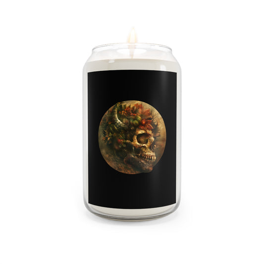 Flower Skull Scented Candle 13.75oz