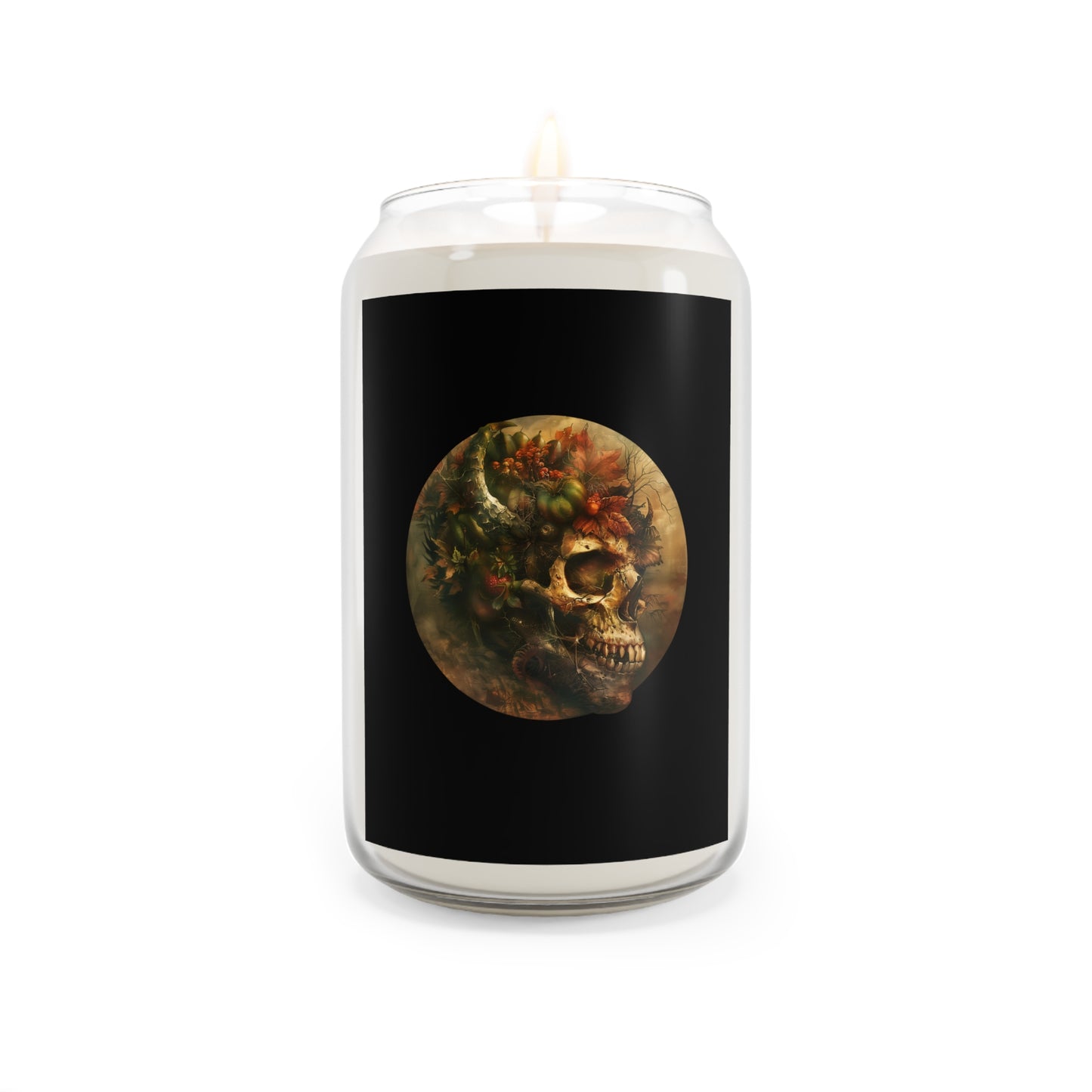 Flower Skull Scented Candle 13.75oz