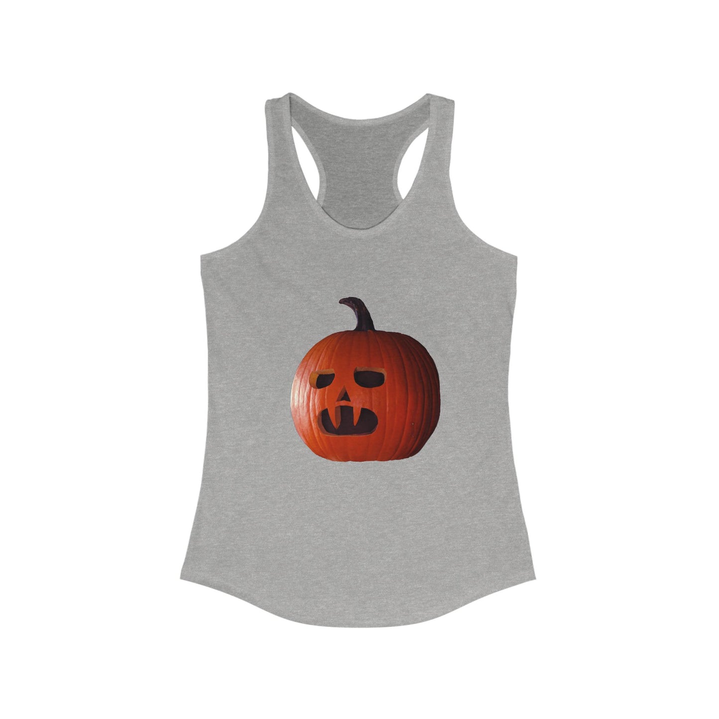 Pumpkin Head Women's Racerback Tank