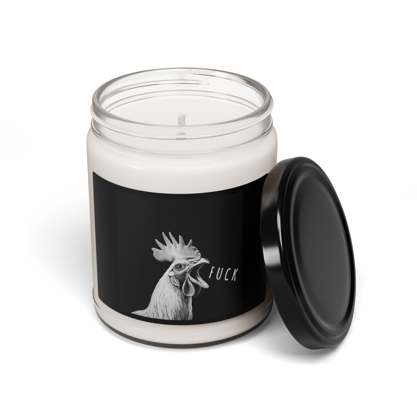 Soy Candle with Mad Rooster