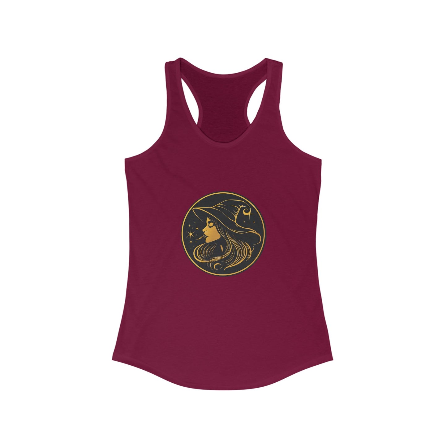 Black & Gold Witch Tank