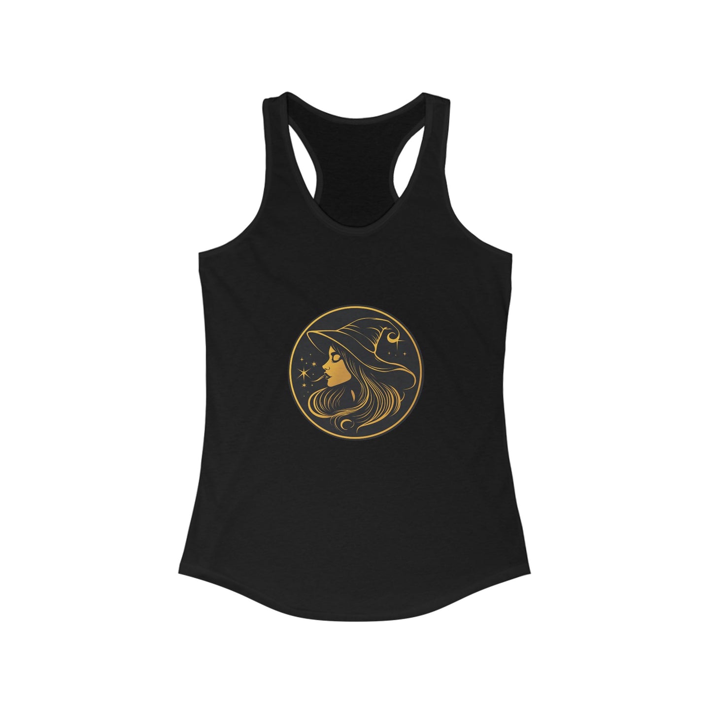 Black & Gold Witch Tank