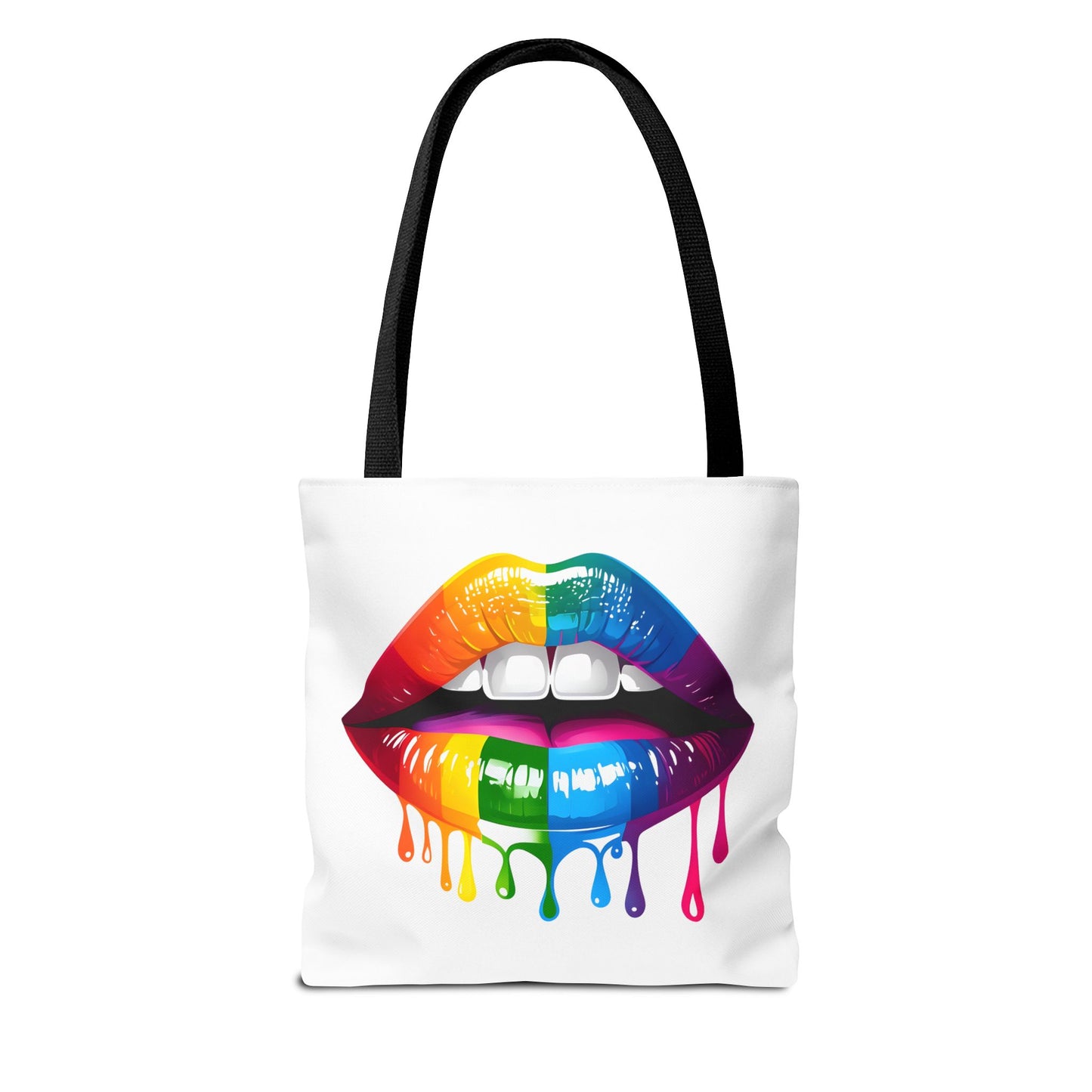 Rainbow Lips Tote Bag