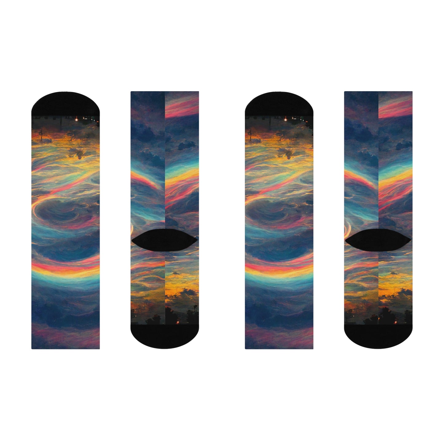 Rainbow Sky Socks