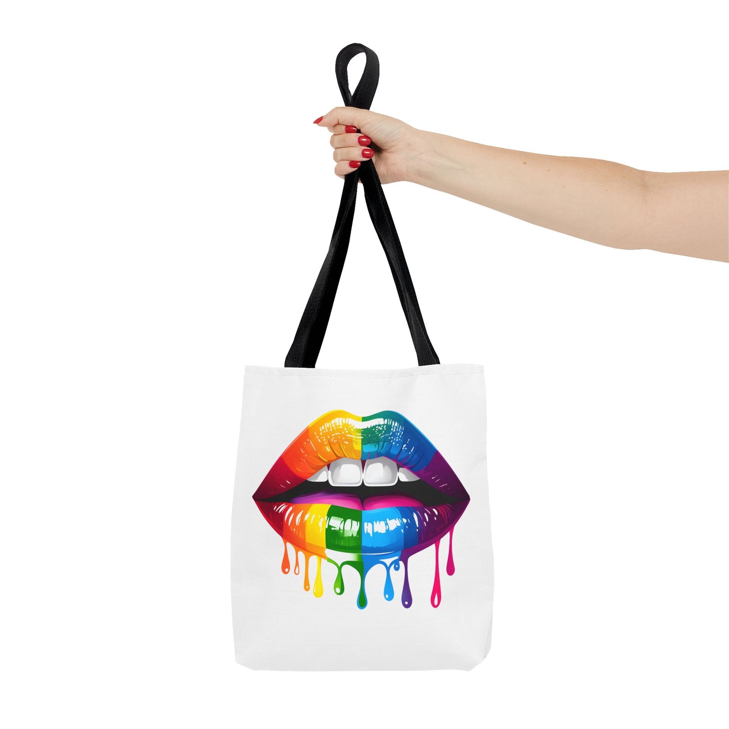 Rainbow Lips Tote Bag