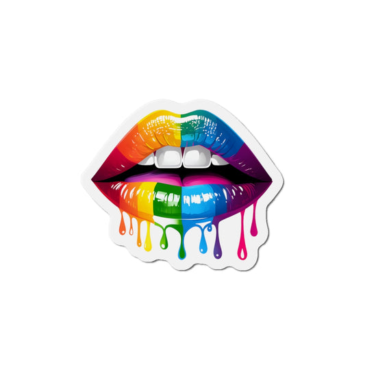 Rainbow Lips Magnet