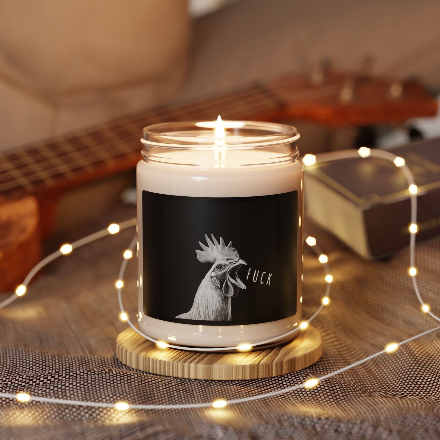 Soy Candle with Mad Rooster