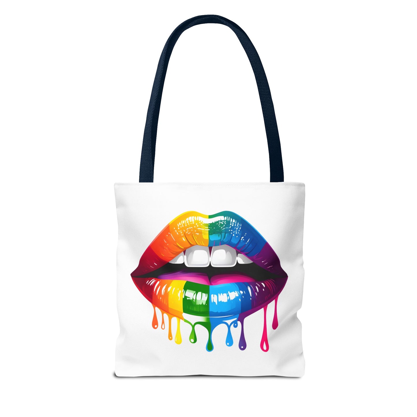 Rainbow Lips Tote Bag