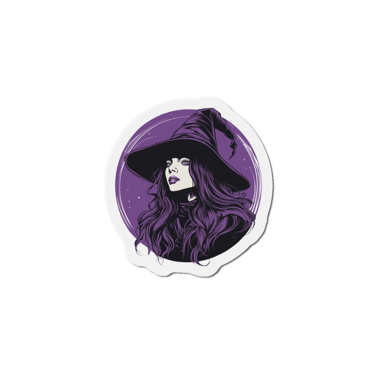 Purple Witch Magnet