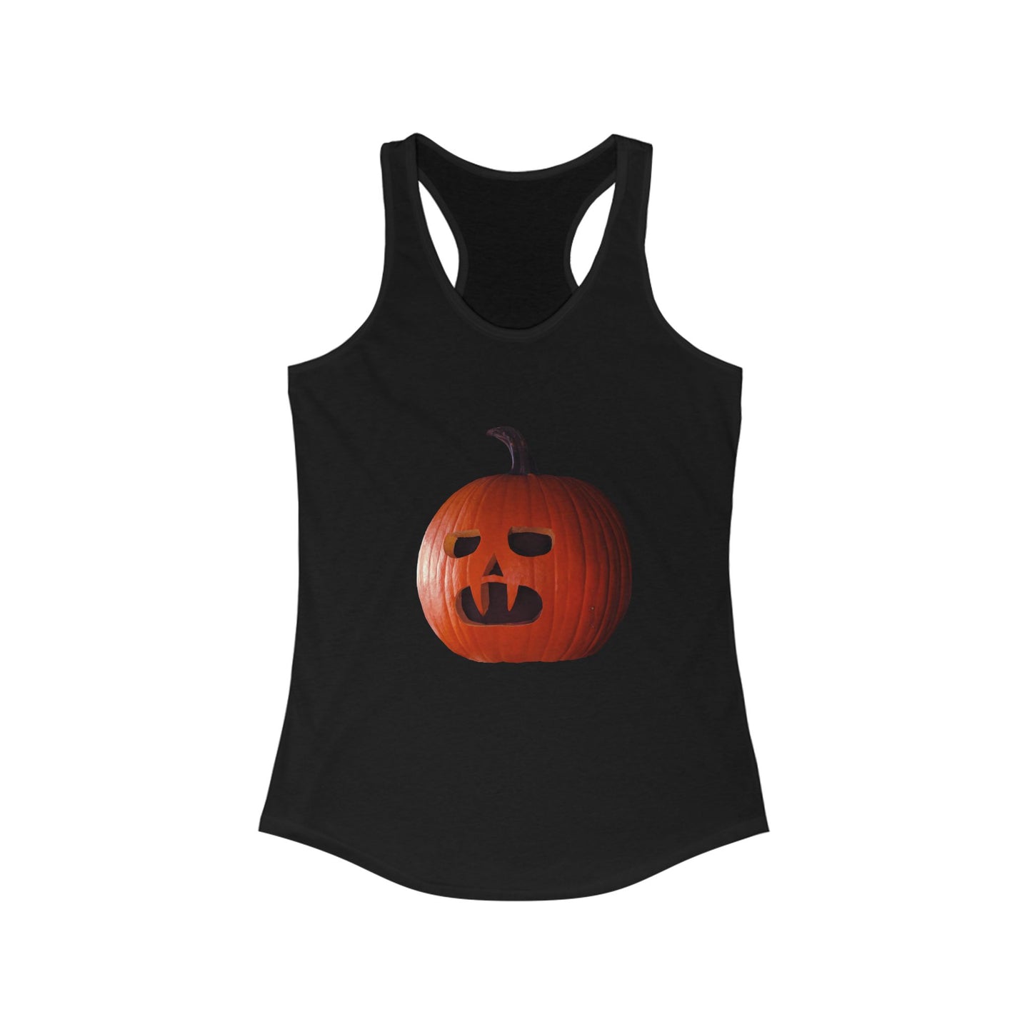 Pumpkin Head Women's Racerback Tank