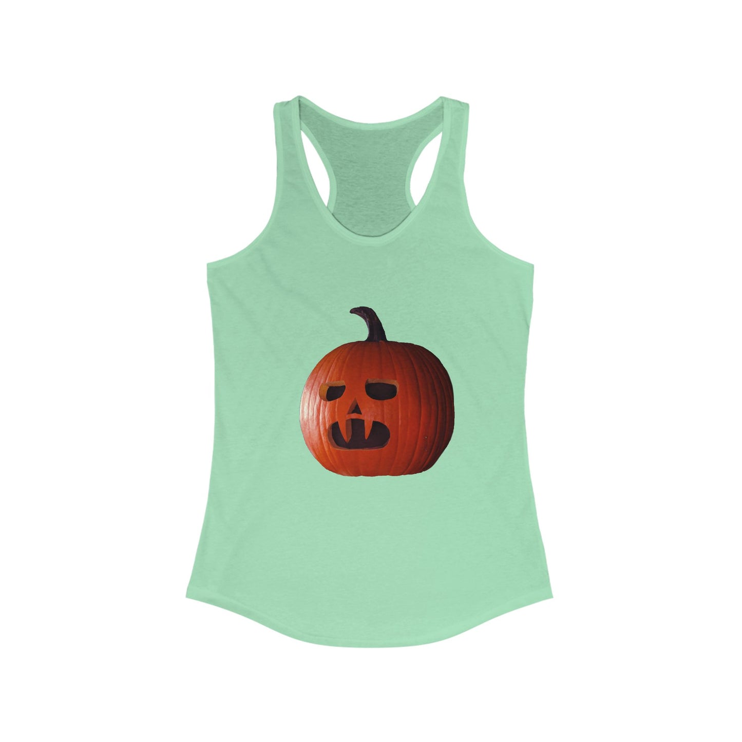 Pumpkin Head Women's Racerback Tank