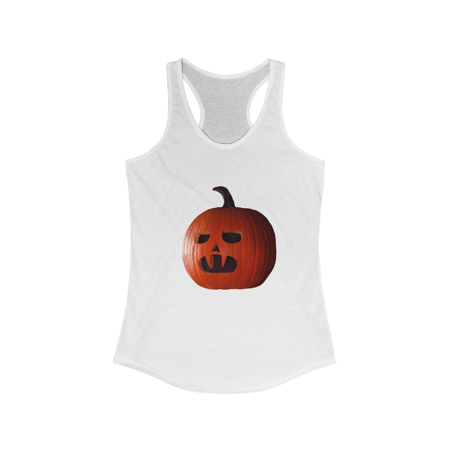 Pumpkin Head Women's Racerback Tank