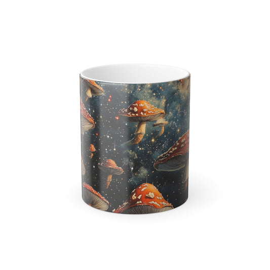 Space Mushroom Color Morphing Mug 11oz