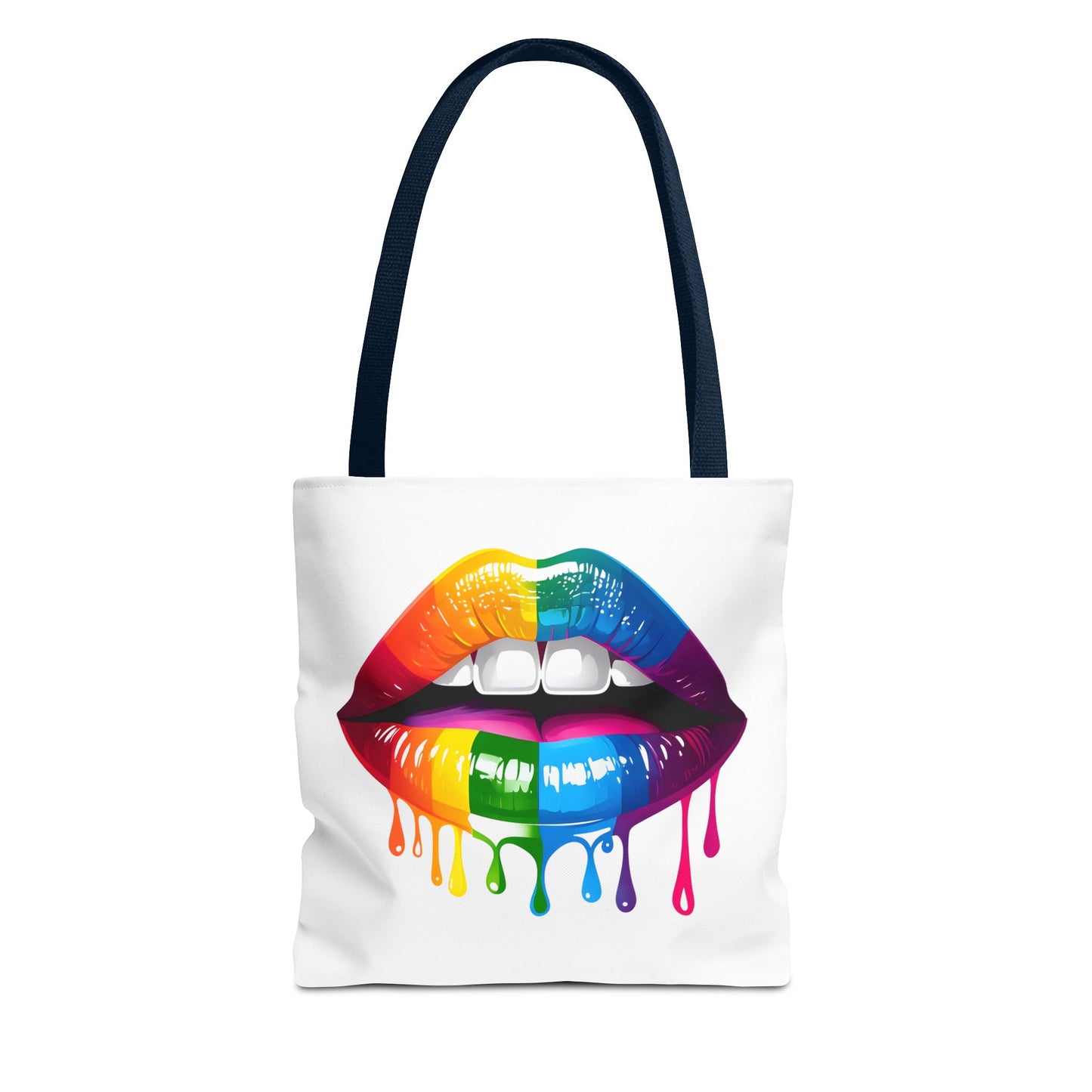 Rainbow Lips Tote Bag