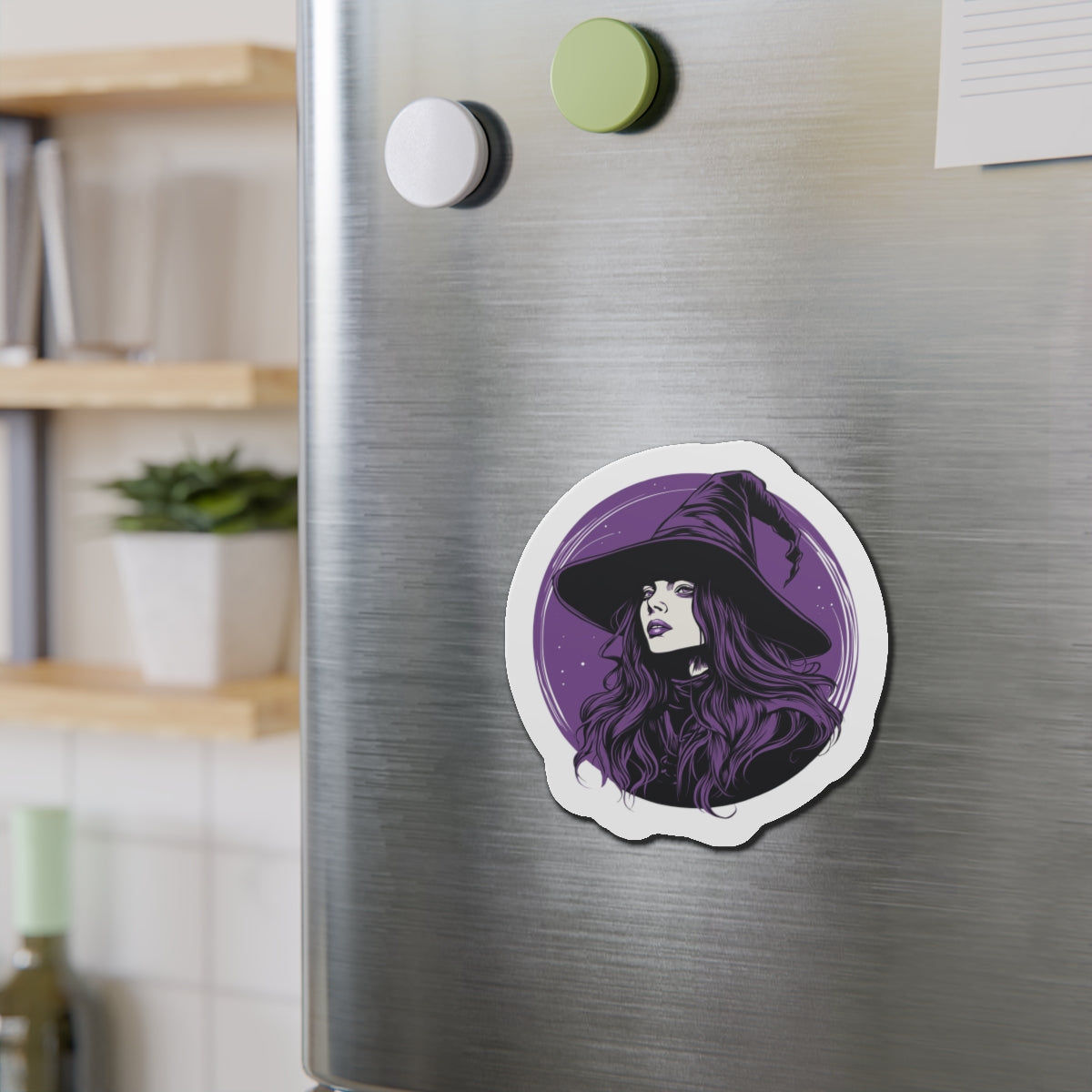 Purple Witch Magnet