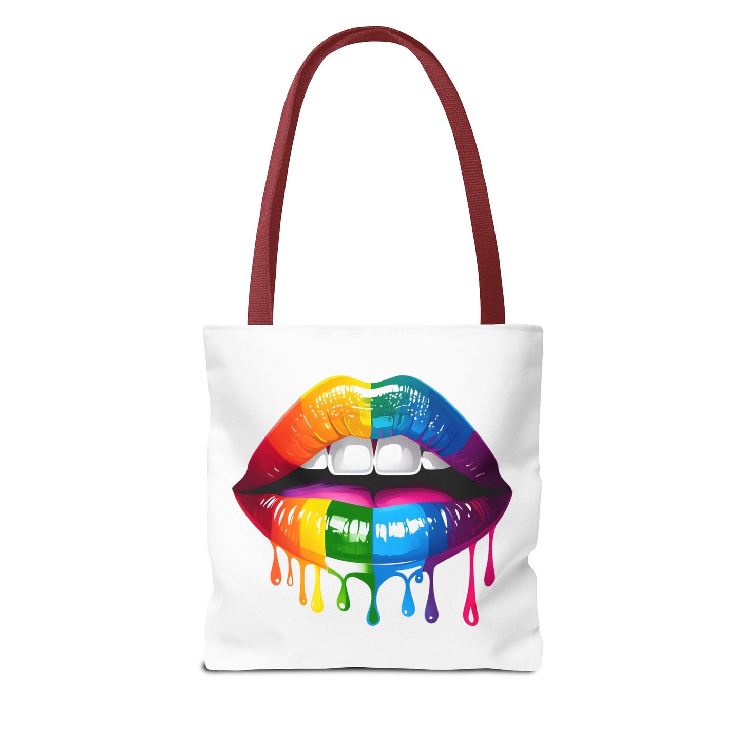 Rainbow Lips Tote Bag