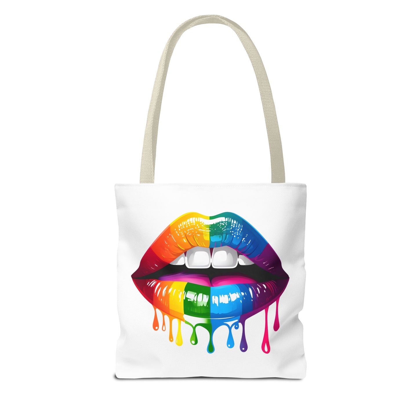 Rainbow Lips Tote Bag