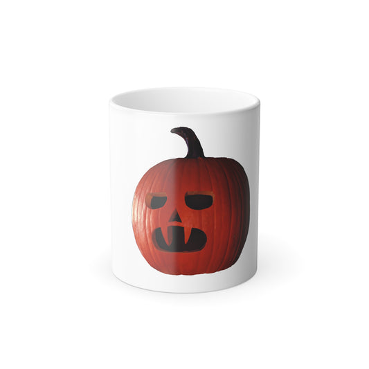 Pumpkin Head Color Morphing Mug 11oz