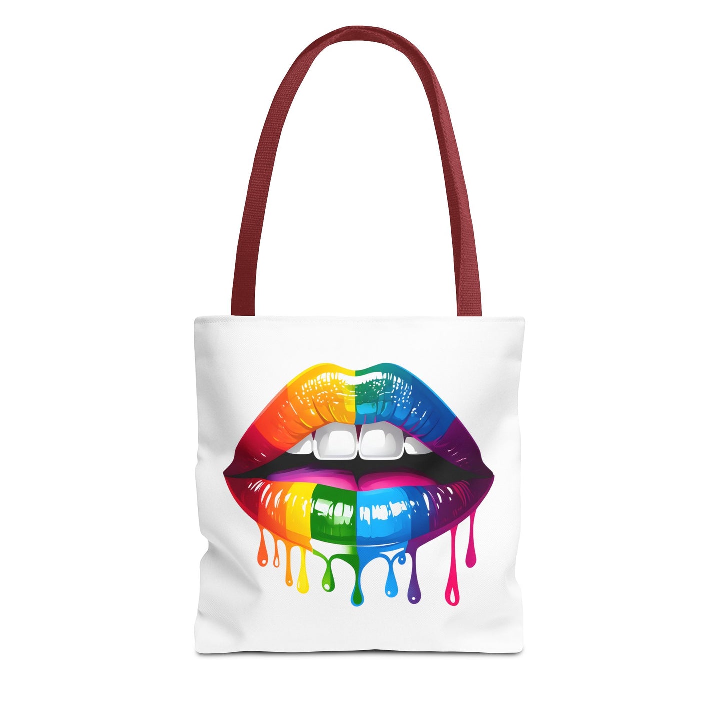 Rainbow Lips Tote Bag